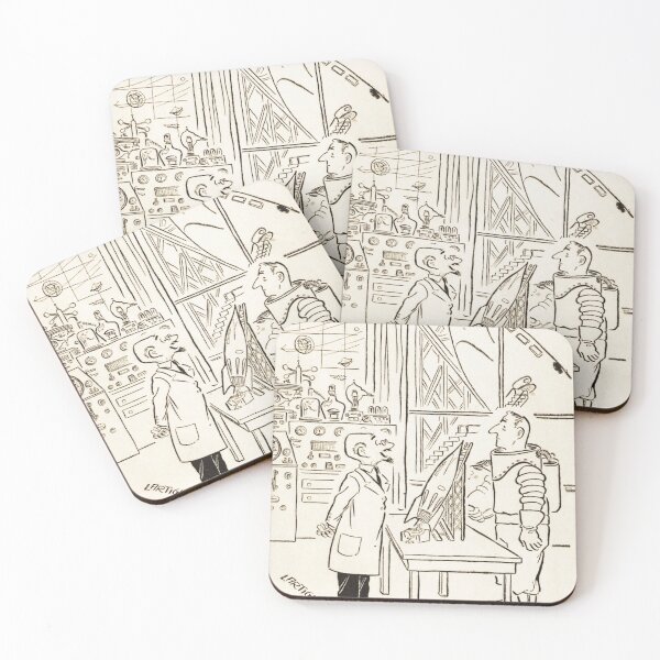 Item preview, An Astronauts expenses Vintage Cartoon designed and sold by Vintage Designs +.