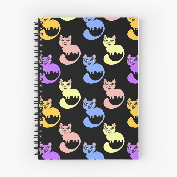 Item preview, funny sweet little cats colored animal abstrast print designed and sold by NikaAstra.