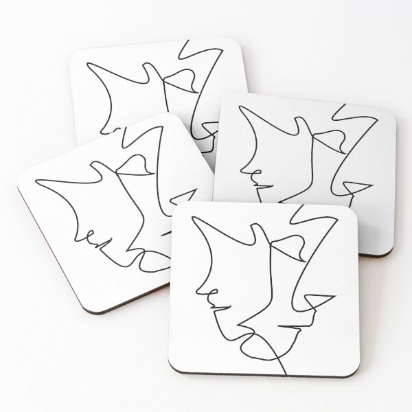 Item preview, Two faces of man - minimalistic face art designed and sold by Deegital18.