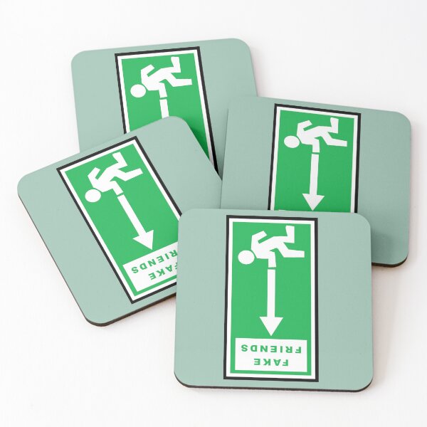 Item preview, Exit fake friends  designed and sold by zupperman.