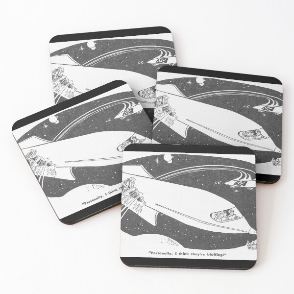 Item preview, I think they're bluffing  joke Cartoon Vintage illustration designed and sold by Vintage Designs +.