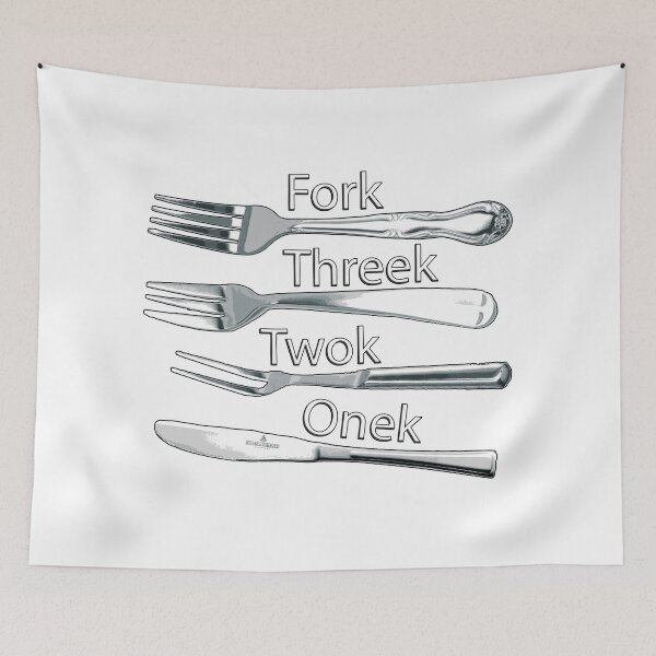 Item preview, Förks - Fork Threek Twok Onek designed and sold by Kaamalauppias.