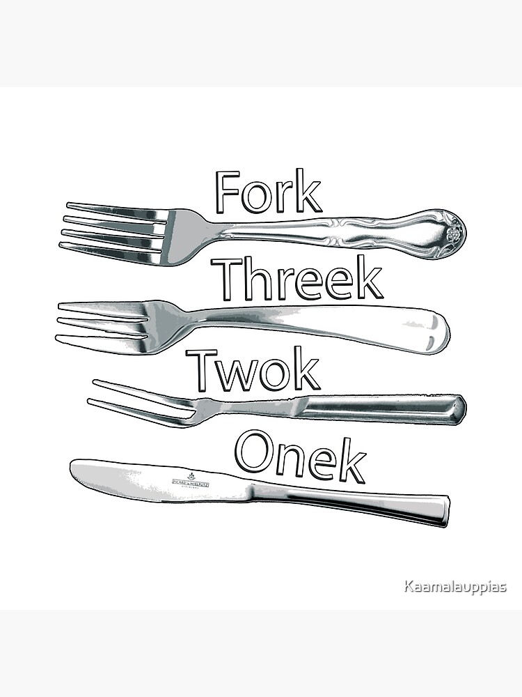 Fork Threek Twok Onek #forkmeme #forkthreektwokonek #threek #twok #one, Forks