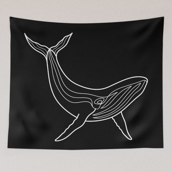 Item preview, Line Art Whale  designed and sold by TheLadyCat.