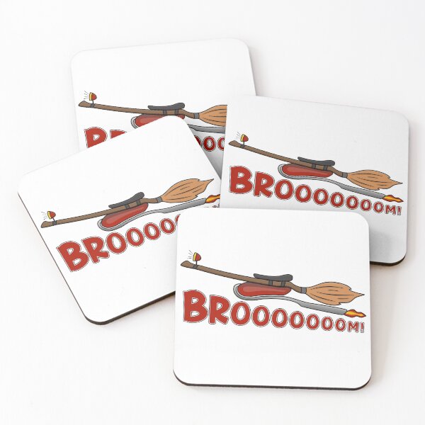 Item preview, Funny witches broom with motor - Brooooooom! designed and sold by AvilionDesigns.