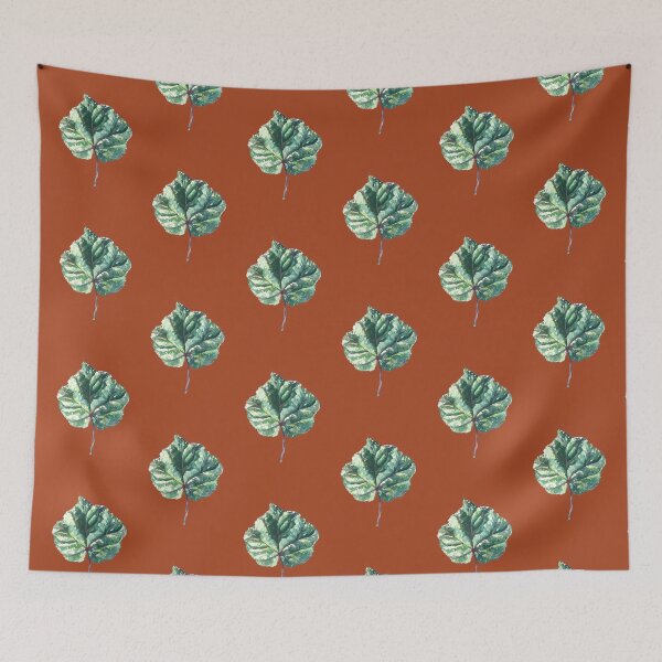 Item preview, Camo Leaf watercolor painting  designed and sold by BohoMoon.