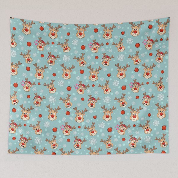 Item preview, cartoon pattern with reindeer designed and sold by kotart72.