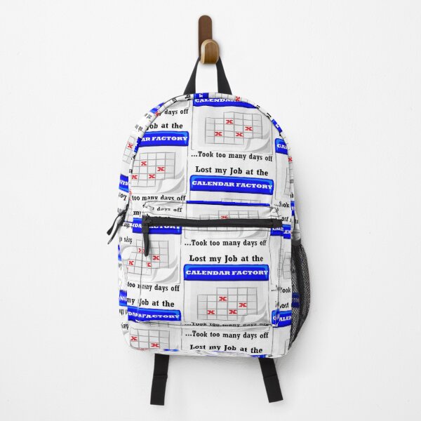 Item preview, Days off at the calendar factory designed and sold by PillowPuns.