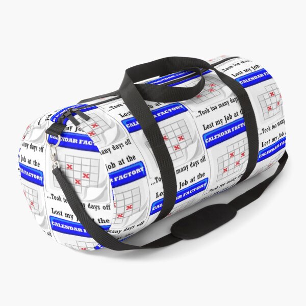 Item preview, Days off at the calendar factory designed and sold by PillowPuns.