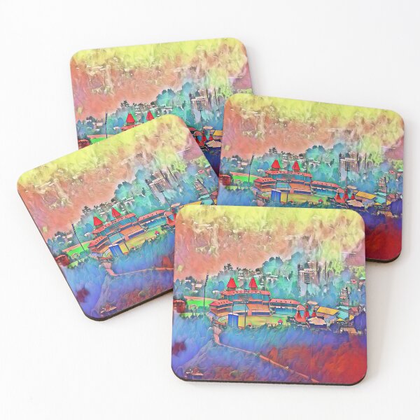 Item preview, Beautiful Multicolour Village View designed and sold by Indra Agrawal.