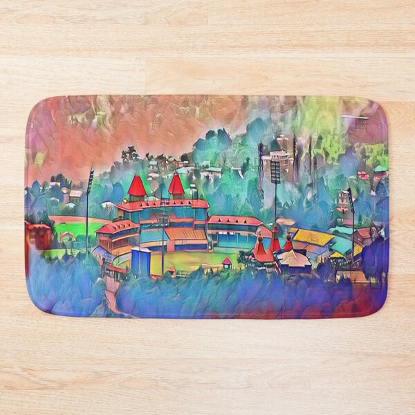 Item preview, Beautiful Multicolour Village View designed and sold by Indra Agrawal.