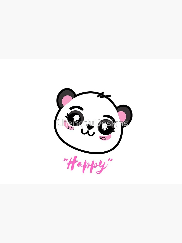 Happy Panda Design Gift idea for Christmas 2021 by ChengduDesigns
