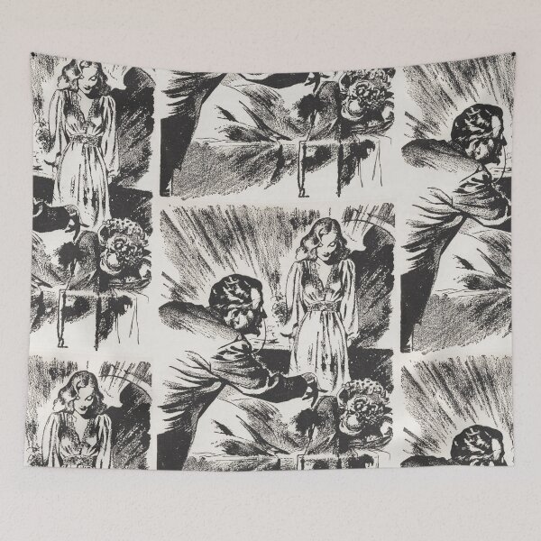 Item preview, Sleeping Chimpanzee in grandmas clothes Vintage illustration designed and sold by Vintage Designs +.