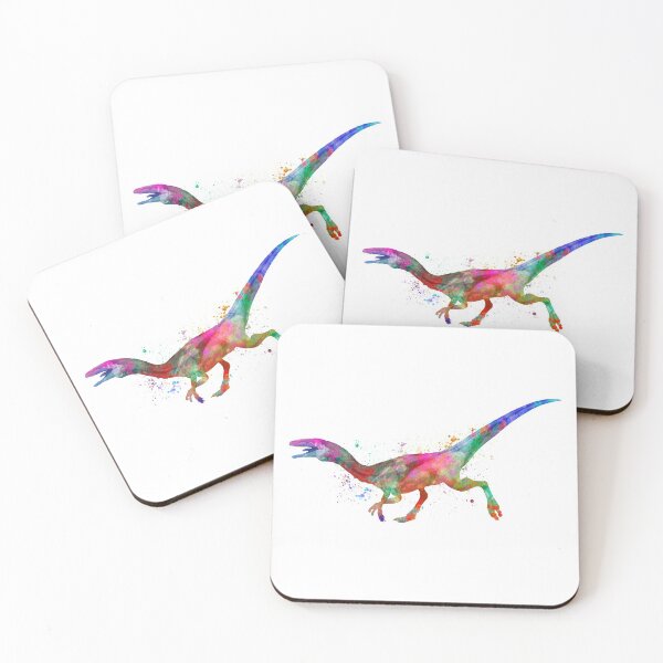 Item preview, Compsognathus dinosaur in watercolor designed and sold by paulrommer.