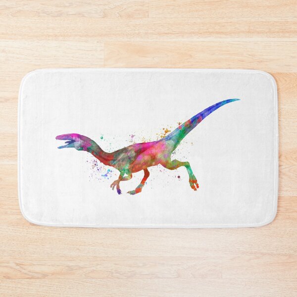 Item preview, Compsognathus dinosaur in watercolor designed and sold by paulrommer.