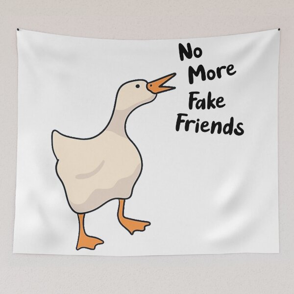 Item preview, Goose says No More Fake Friends designed and sold by Flakey-.