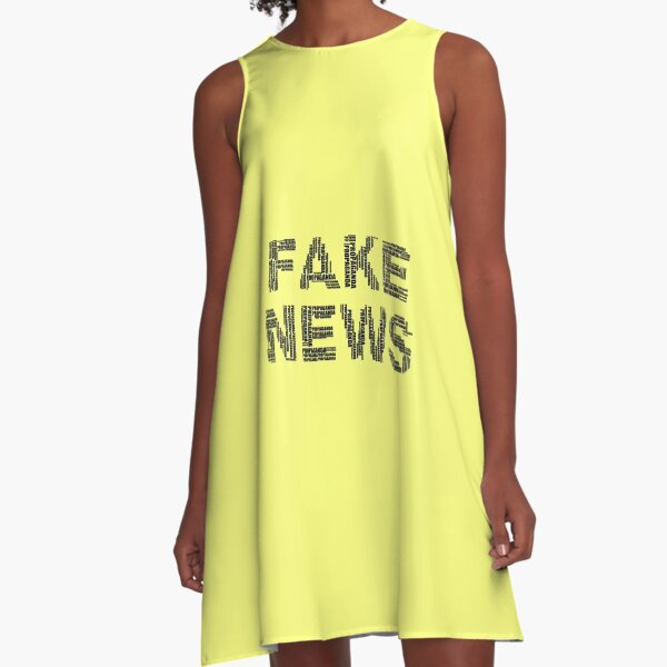 Fake News A-Line Dress