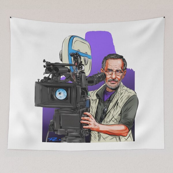 Item preview, Steven Spielberg - An illustration by Paul Cemmick designed and sold by TIGERDAVER.