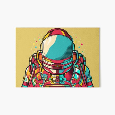 Vintage Rainbow Astronaut Gorilla Retro Kids Room Decor Art Board Print  for Sale by PinkNomad