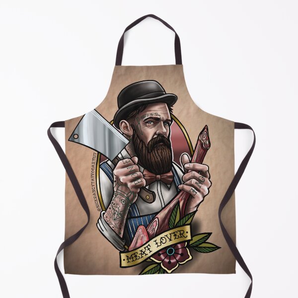 Item preview, Butcher boy Meat lover designed and sold by Nickdancytattoo.