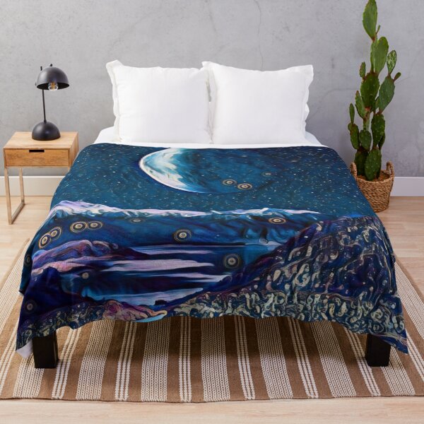 Item preview, Starry moon scenery designed and sold by polymathicbeast.