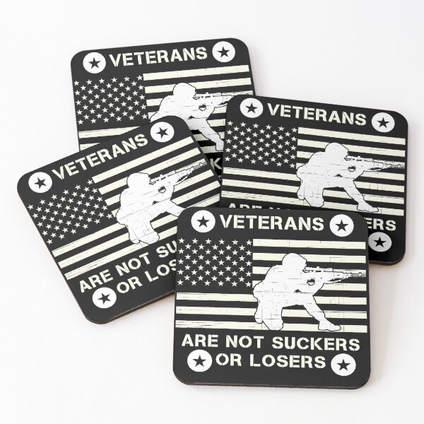 Item preview, Veterans are not Suckers or Losers designed and sold by Wanderers'  Arcadia.