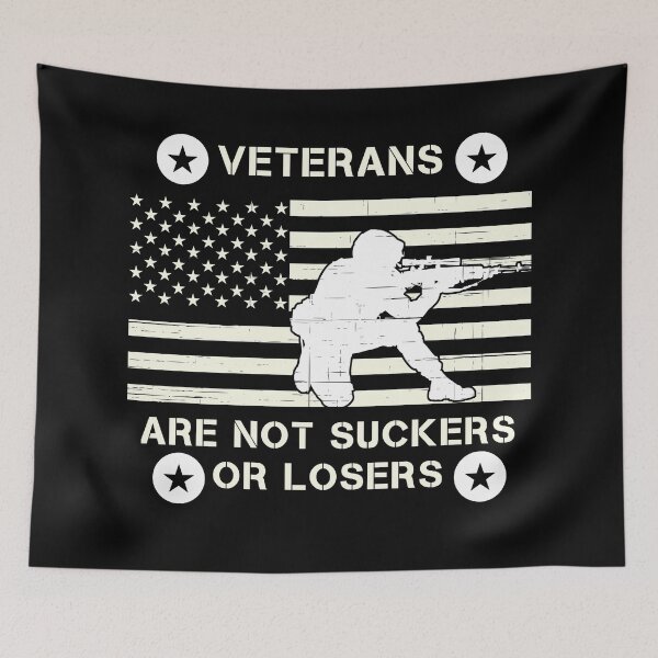 Item preview, Veterans are not Suckers or Losers designed and sold by Wanderers'  Arcadia.