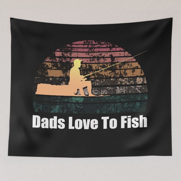Item preview, Dads Love To Fish designed and sold by stevenwoodcock.
