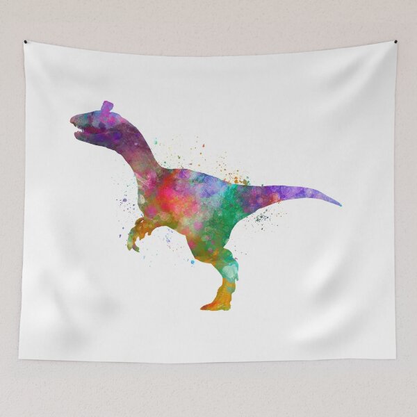 Item preview, cryolophosaurus  dinosaur in watercolor designed and sold by paulrommer.