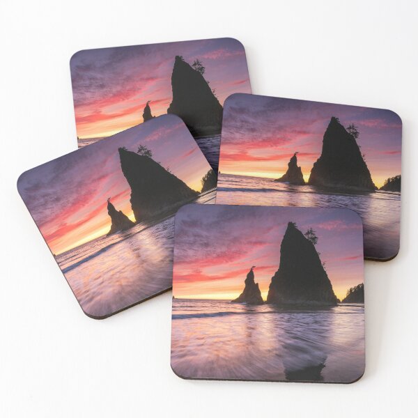 Item preview, Sunset at Rialto Beach, Olympic National Park, Washington, USA designed and sold by Tom  Mackie.
