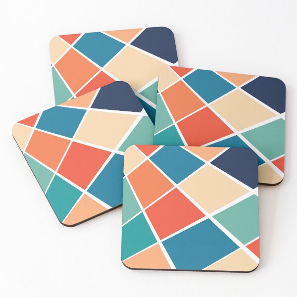 Item preview, Retro / Vintage colors | Geometrical design | pattern  / sticker / magnet  designed and sold by aloresarts.