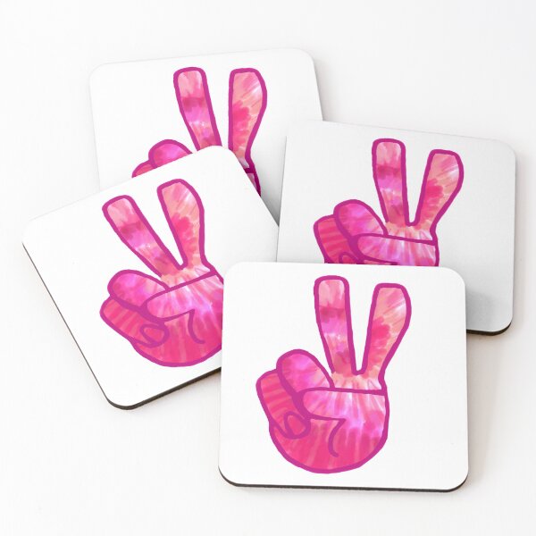 Item preview, Pink Tie-Dye Peace Sign designed and sold by KatharineArt.