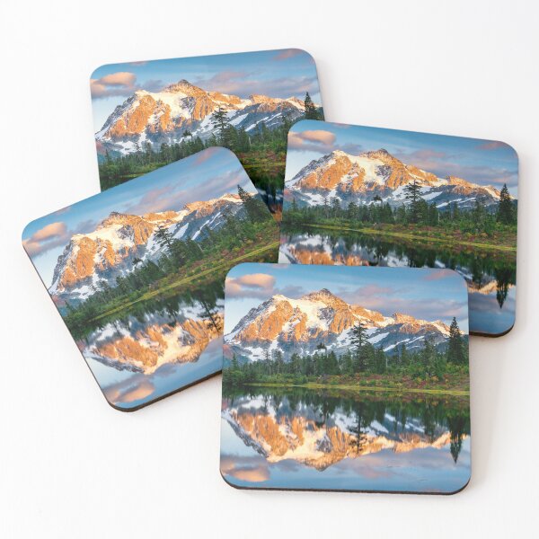 Item preview, Mount Shuksan Reflecting in Picture Lake, Mt. Baker-Snoqualmie National Forest, Washington, USA designed and sold by Tom  Mackie.