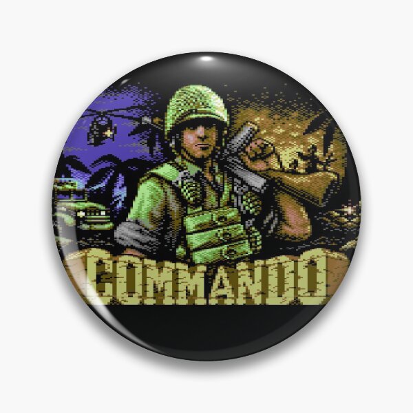 Item preview, Commando Amstrad CPC Videogames designed and sold by Mr-Retropixel.