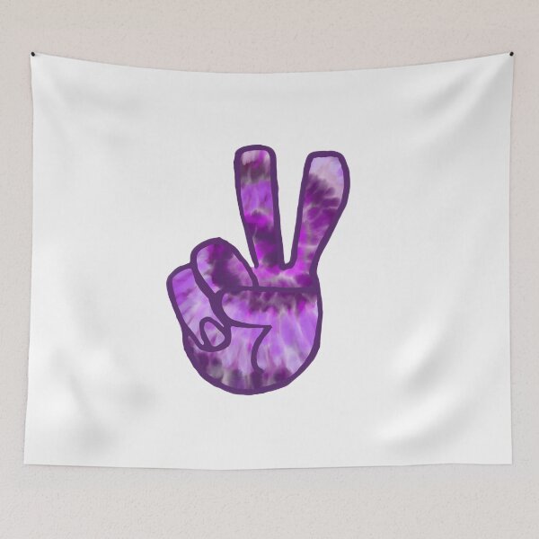 Item preview, Purple Tie-Dye Peace Sign designed and sold by KatharineArt.