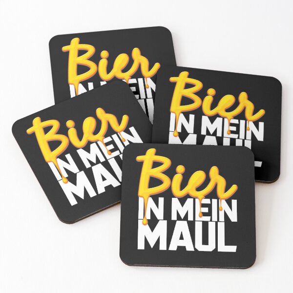Artikelvorschau, BIER IN DEIN MAUL witziger Spruch entworfen und verkauft von thegoodys.