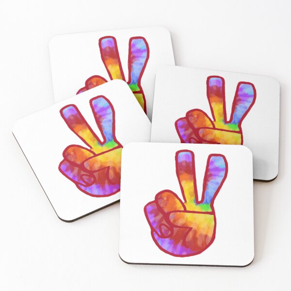 Item preview, Rainbow Tie-Dye Peace Sign designed and sold by KatharineArt.