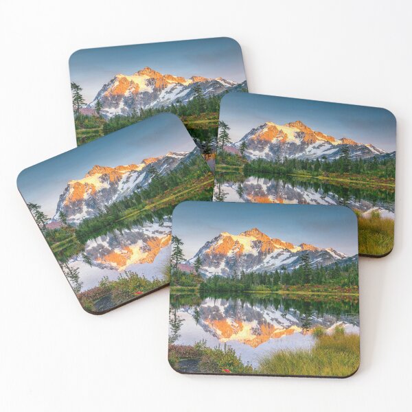 Item preview, Mount Shuksan Reflecting in Picture Lake, Mt. Baker-Snoqualmie National Forest, Washington, USA designed and sold by Tom  Mackie.