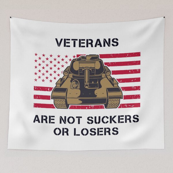 Item preview, Veterans are not Suckers or Losers (Tank) designed and sold by Wanderers'  Arcadia.