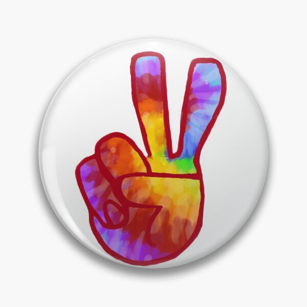 Item preview, Rainbow Tie-Dye Peace Sign designed and sold by KatharineArt.