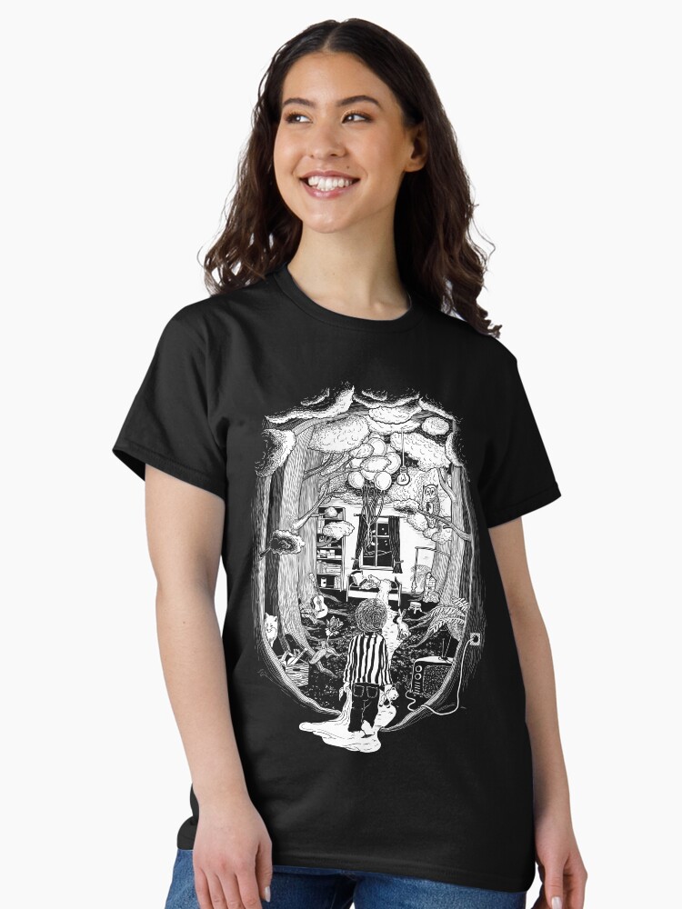 Thumbnail 2 von 7, Classic T-Shirt, Nachts in meinem Zimmer designt und verkauft von moritzstork.