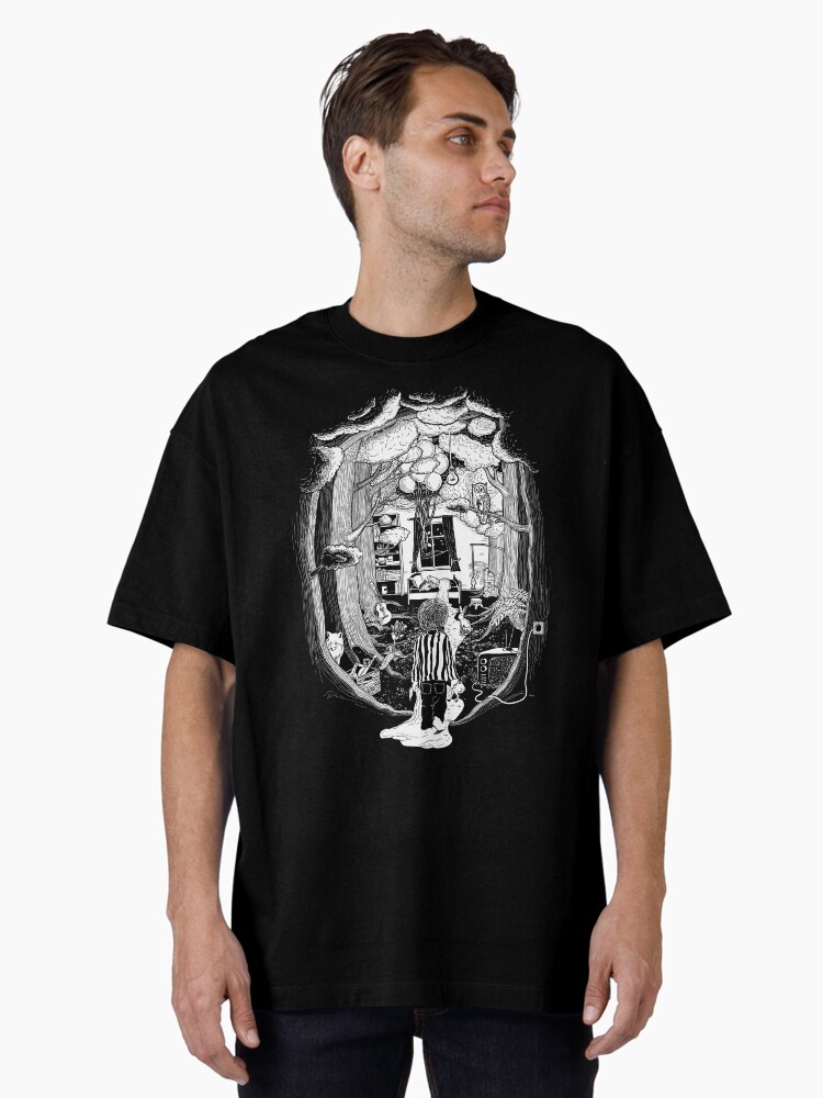 Thumbnail 1 von 7, Oversized T-Shirt, Nachts in meinem Zimmer designt und verkauft von moritzstork.