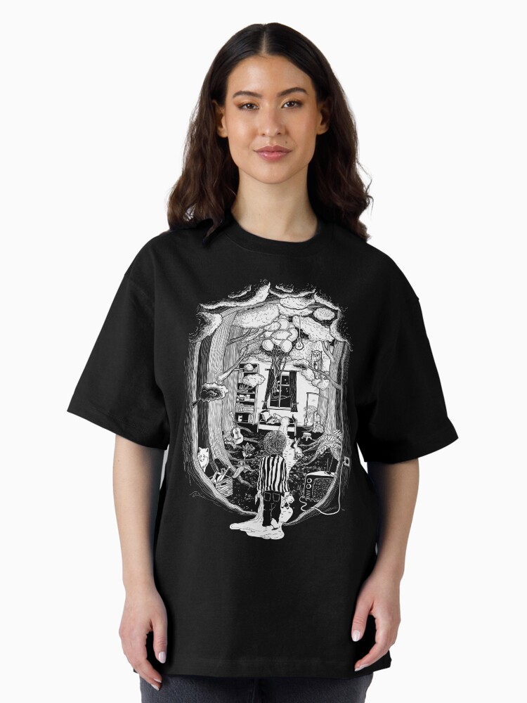 Thumbnail 2 von 7, Oversized T-Shirt, Nachts in meinem Zimmer designt und verkauft von moritzstork.