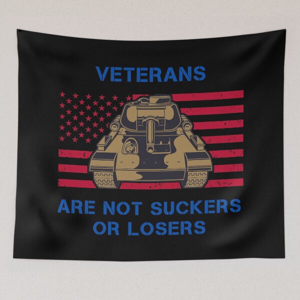 Item preview, Veterans are not Suckers or Losers (Tank) designed and sold by Wanderers'  Arcadia.