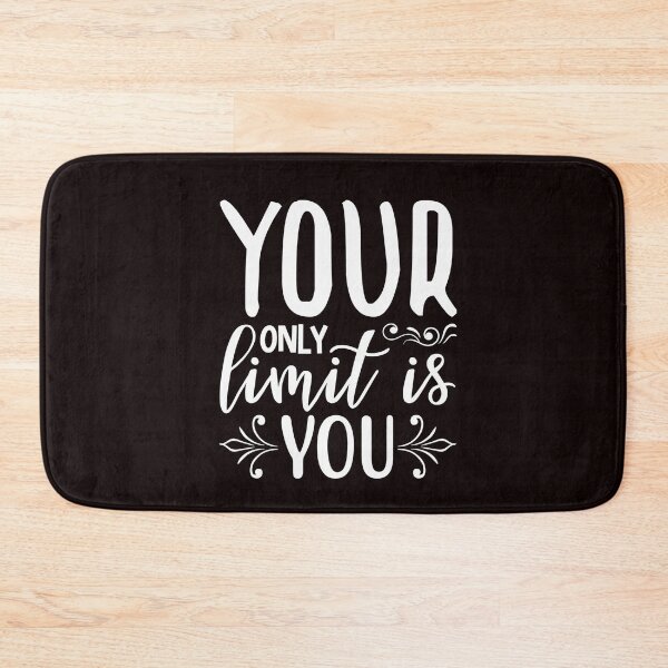 Item preview, Your Only Limit Is You Motivational Inspirational Quote designed and sold by sasigifts.