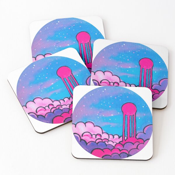 Item preview, Pink blood moon, melted over the clouds; fused with the vulnerable sponginess of the ephemeral and illusory phenomena of true emptiness in the fullness of the starry, brilliant, luminous whole. designed and sold by Mariuki Flow.