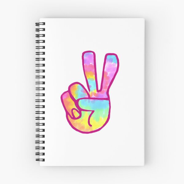 Item preview, Pastel Rainbow Tie-Dye Peace Sign designed and sold by KatharineArt.