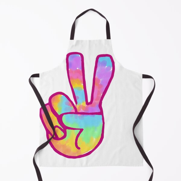Item preview, Pastel Rainbow Tie-Dye Peace Sign designed and sold by KatharineArt.