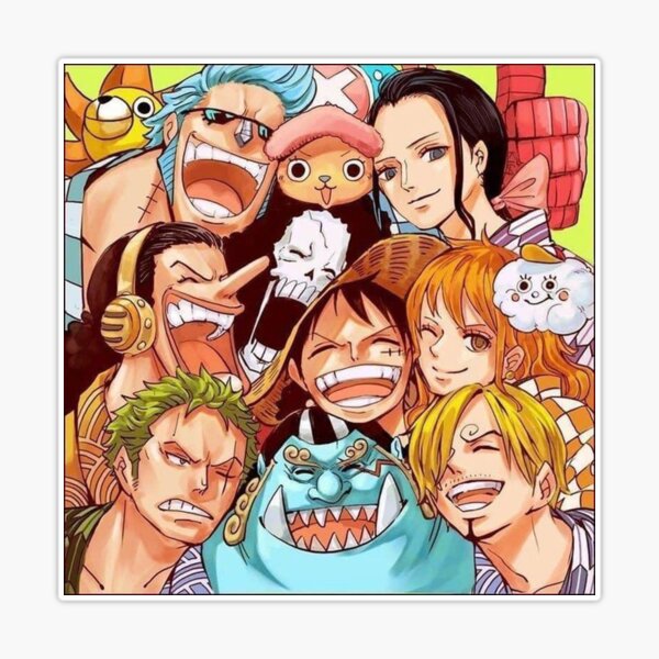 Sticker de CaporalMandale sur one piece pirate monkey d luffy chapeau  paille mini petit