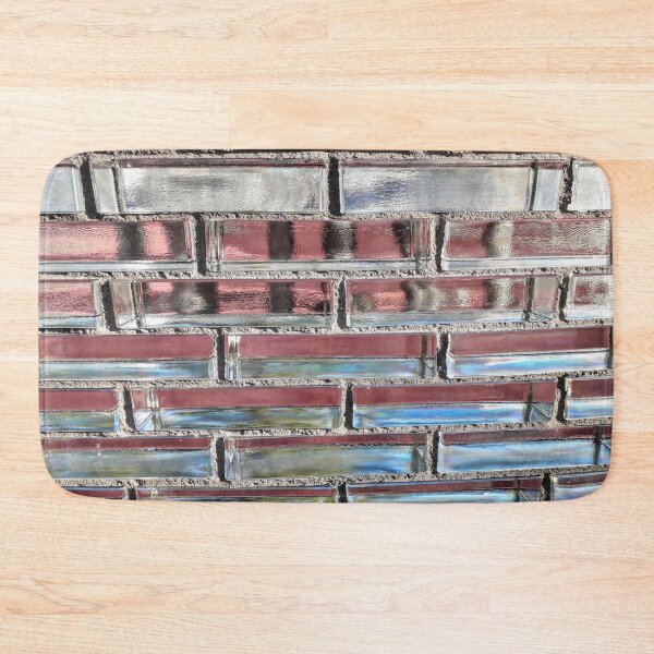 Item preview, Pink and Blue Glass Wall designed and sold by Tanja Dianova.